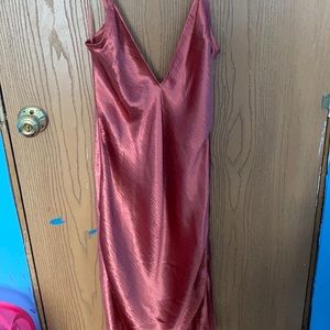 Express satin dress